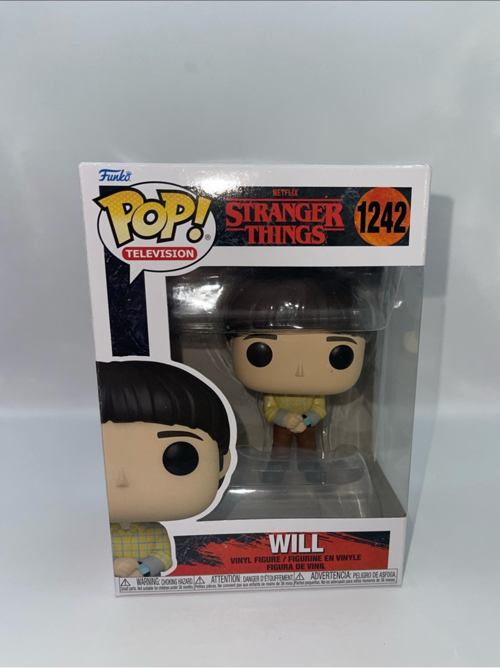 Funko Pop! Stranger Things Will in Yellow Plaid Shirt and Brown Pants